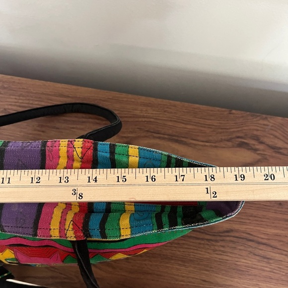 Laurel Burch 90s Cat Shoulder Bag Zip Tote AOP Whimsygoth Phoebe Buffay Cottage - Picture 11 of 13